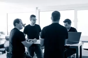 InnoBot Teambesprechung